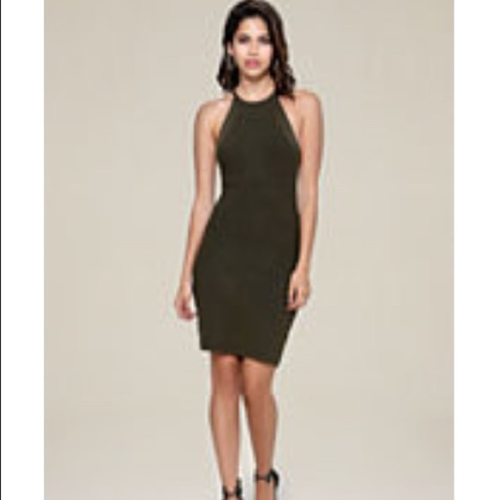 Bebe xs bodycon knit dress nwt